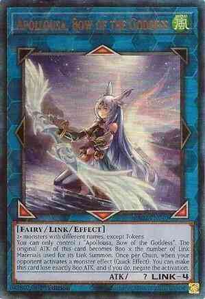 Apollousa, Bow of the Goddess - Alternate Art - RA02-EN040 - Prismatic Ultimate Rare - 1st Edition