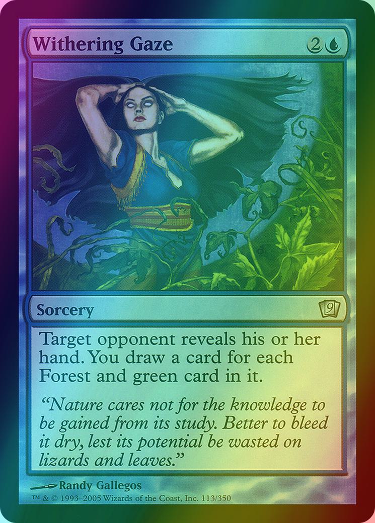 Withering Gaze [113x] [Ninth Edition] [Foil]