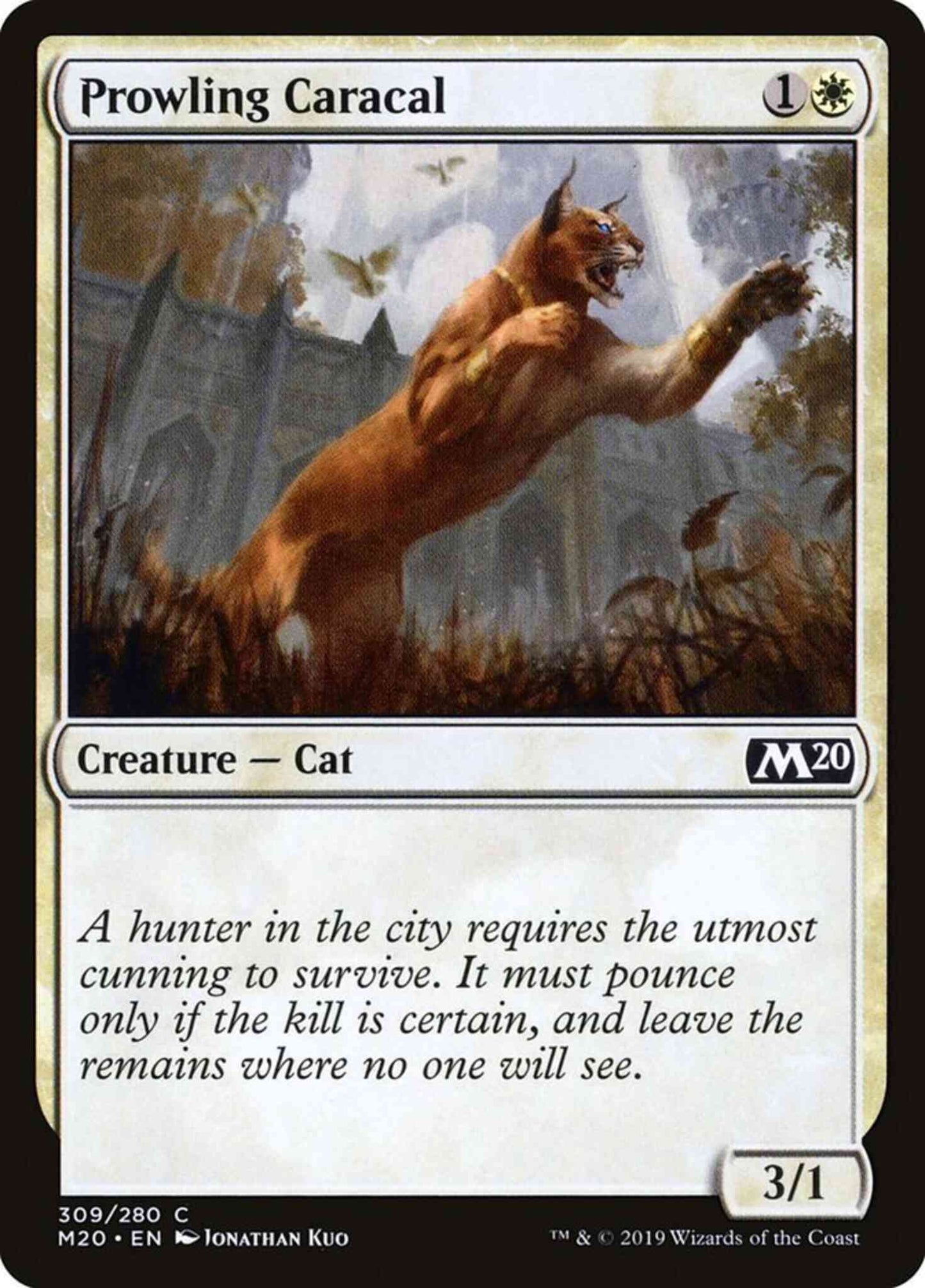 Prowling Caracal [309] [Welcome Deck Exclusive] [Core Set 2020] [Non-Foil]