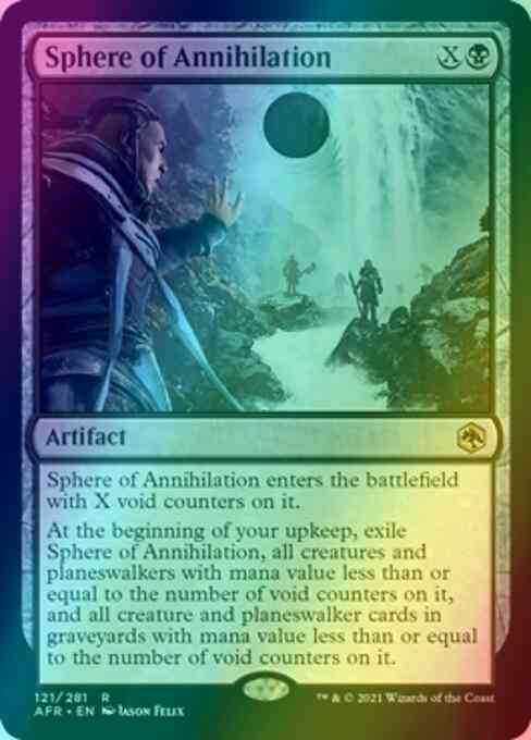 Sphere of Annihilation [121] [Adventures In The Forgotten Realms] [Foil]