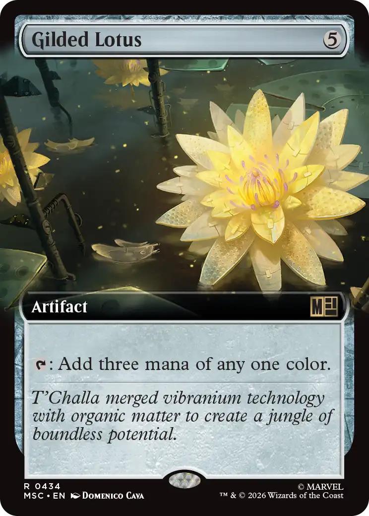 Gilded Lotus [434] [Extended Art] [Marvel Super Heroes: Commander] [Non-Foil]