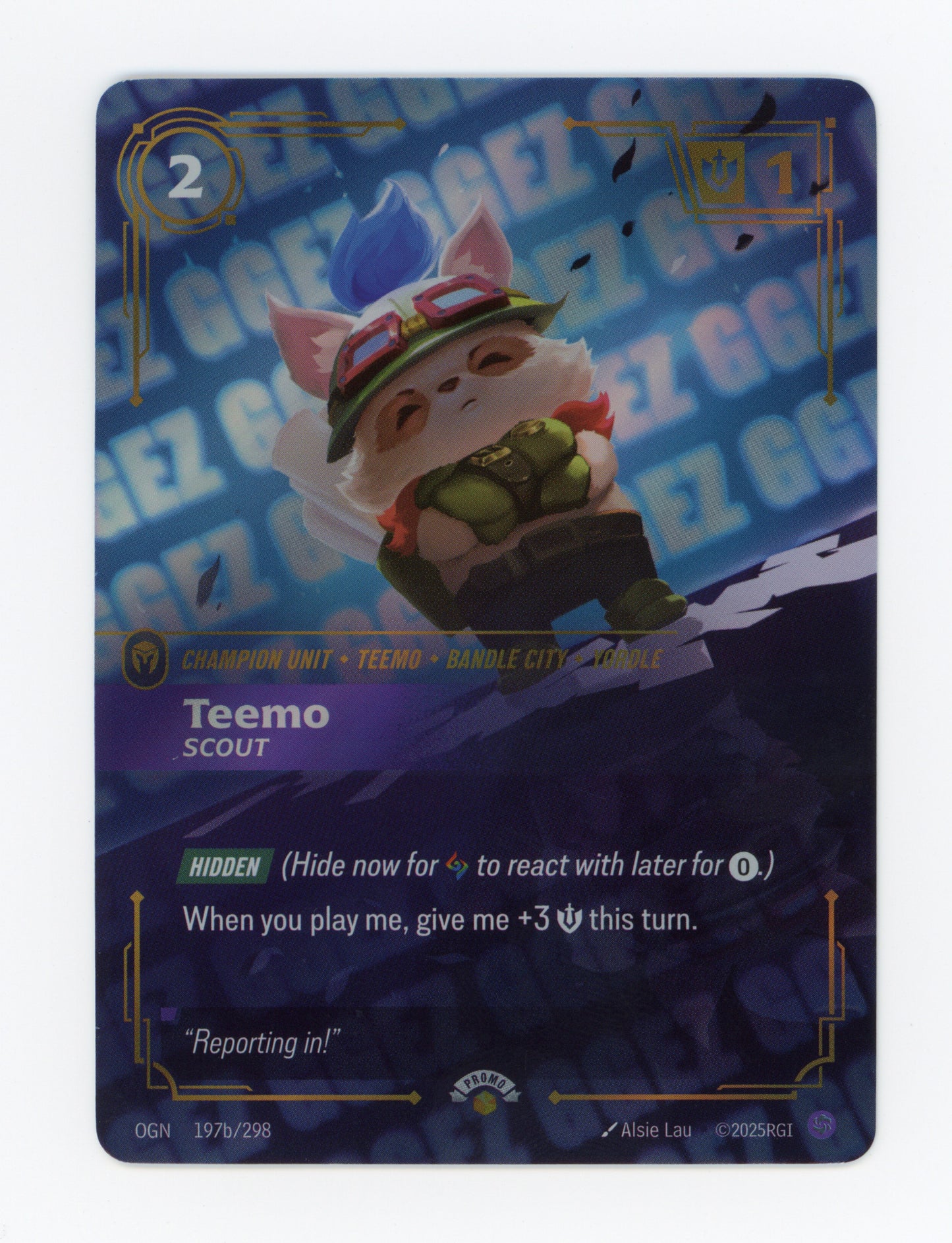 Teemo - Scout — GG EZ|Foil — ID 18096