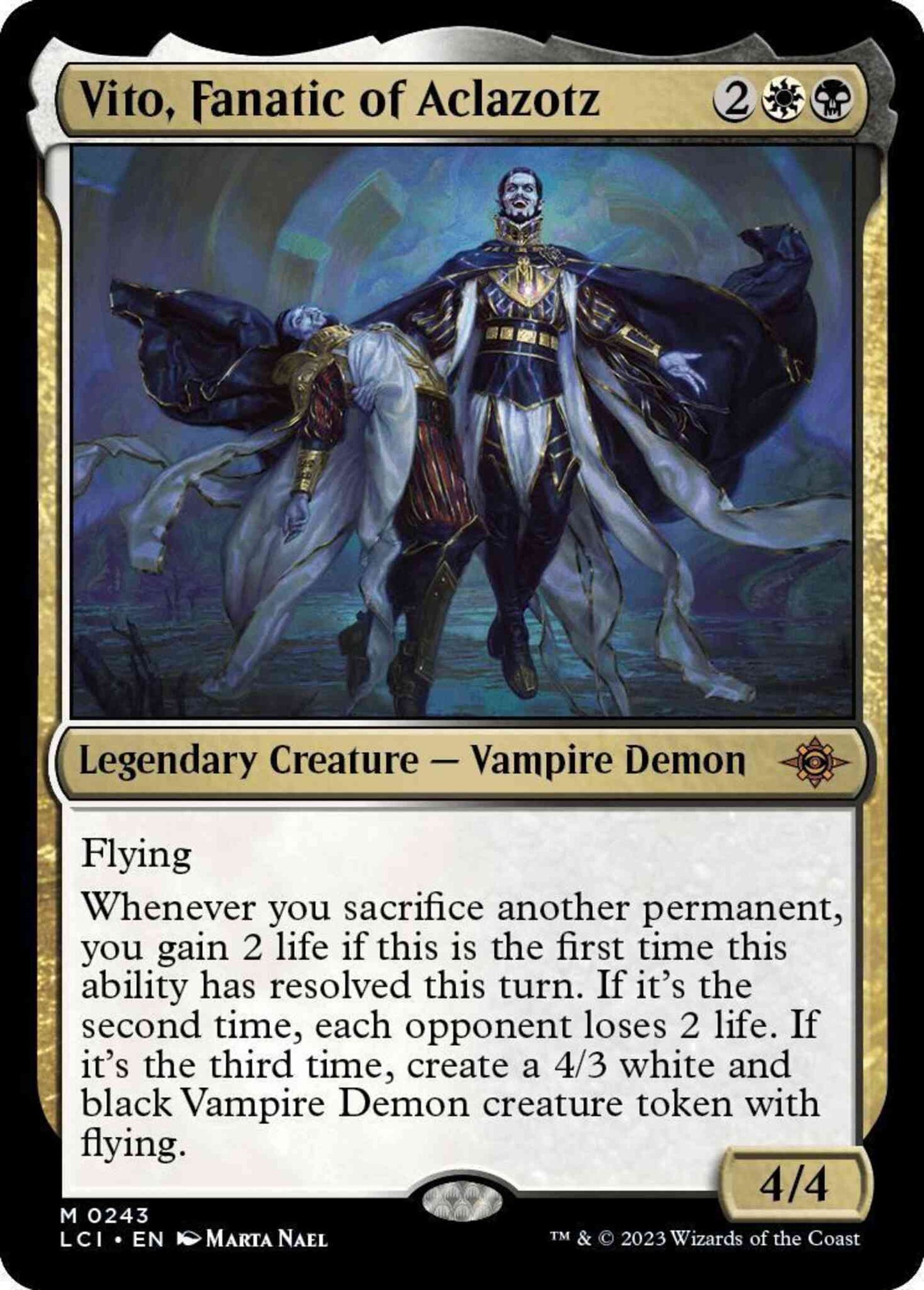 Vito, Fanatic of Aclazotz [243] [The Lost Caverns of Ixalan] [Non-Foil]