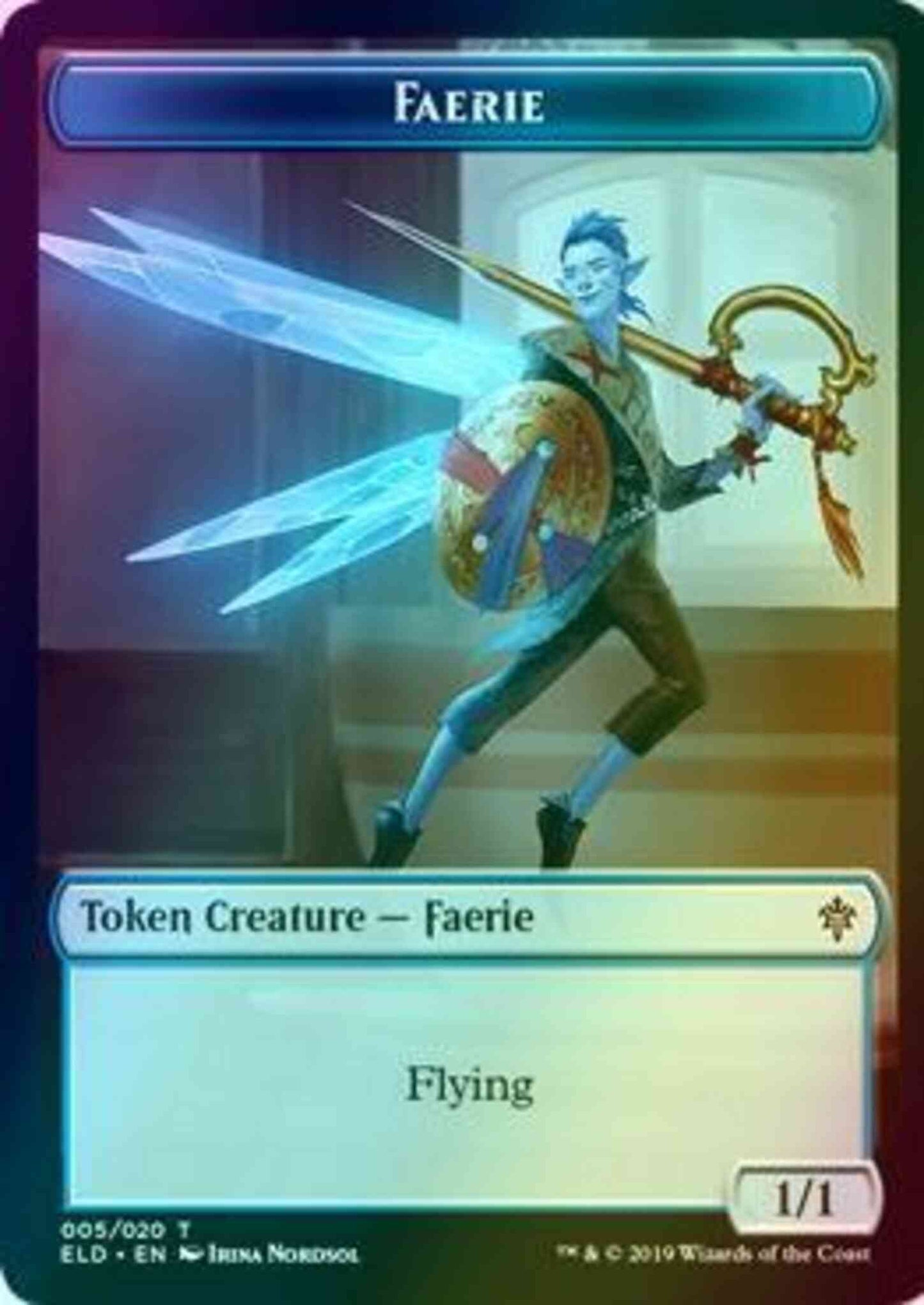Faerie Token (05) // Food Token (15) [Throne of Eldraine Tokens] [Foil]