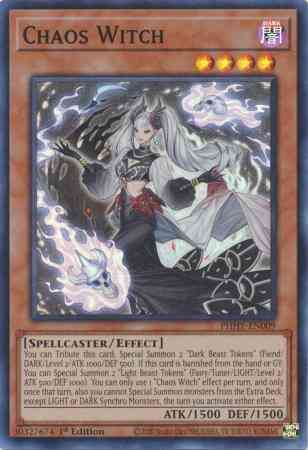 Chaos Witch - PHHY-EN009 - Super Rare - 1st Edition