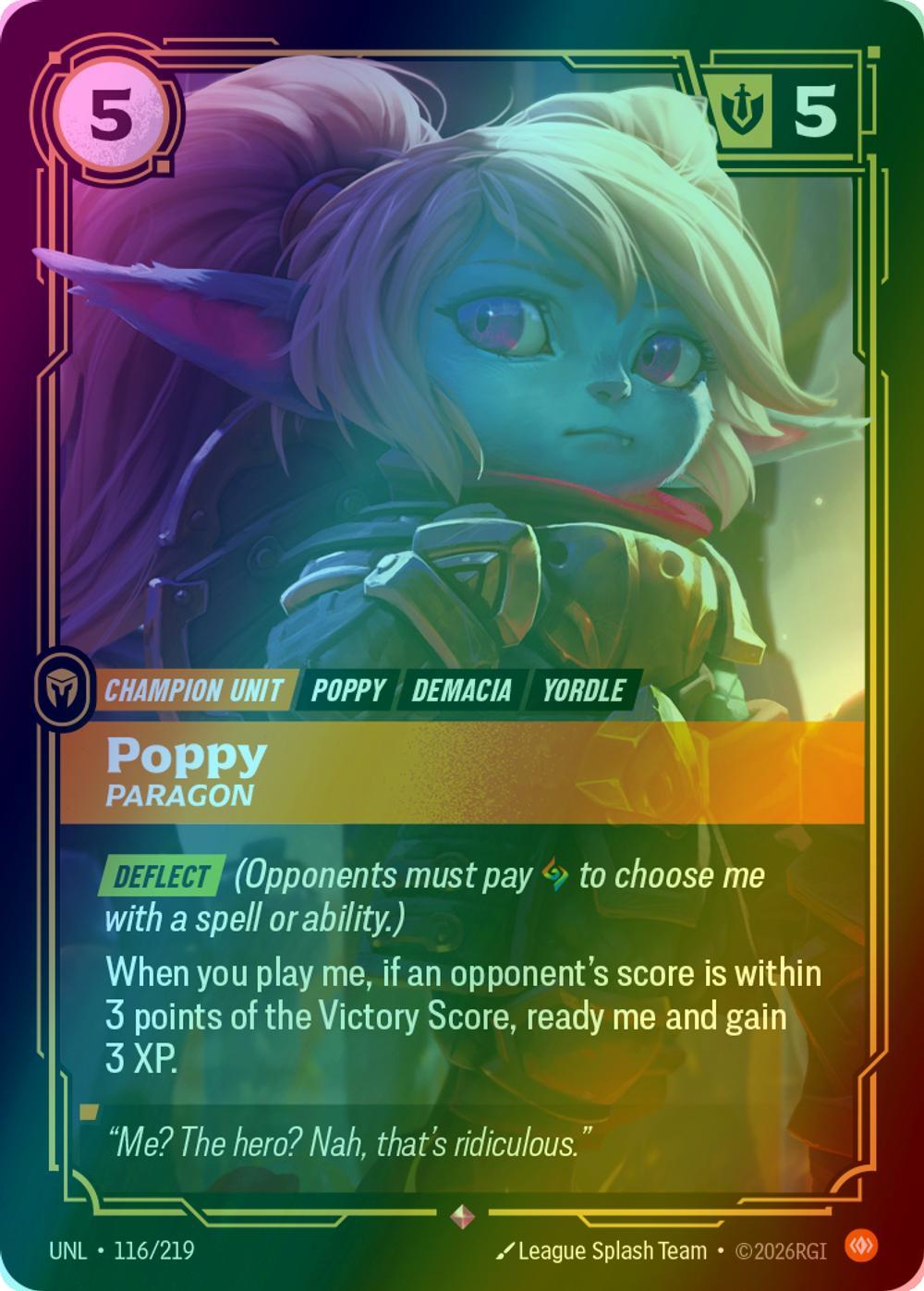 Poppy - Paragon - 116/219 [Unleashed] [Foil]