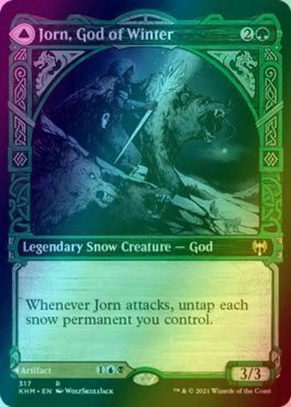 Jorn, God of Winter // Kaldring, the Rimestaff [317] [Showcase] [Kaldheim] [Foil]