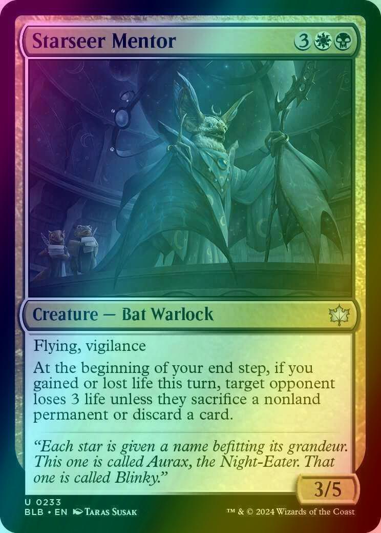 Starseer Mentor [233] [Bloomburrow] [Foil]