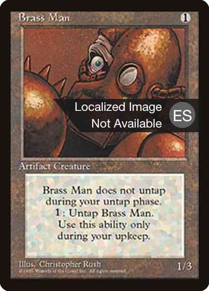 Brass Man - Spanish [302] [Fourth Edition Black Border: Spanish] [Non-Foil]