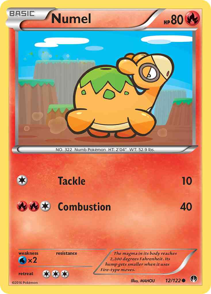 Numel - 12/122 - Common [xy9-12] [Non-Holo]