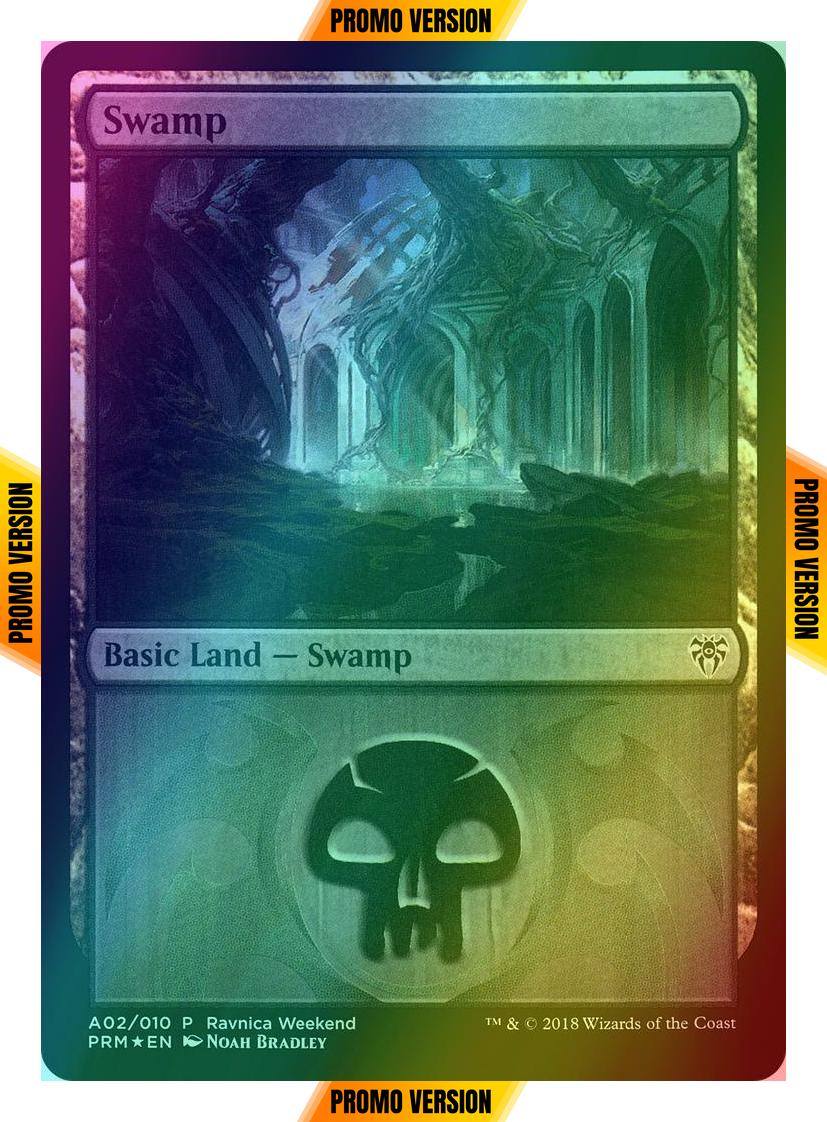 Swamp [2018] [A02] [Dimir] [GRN Ravnica Weekend] [Foil]
