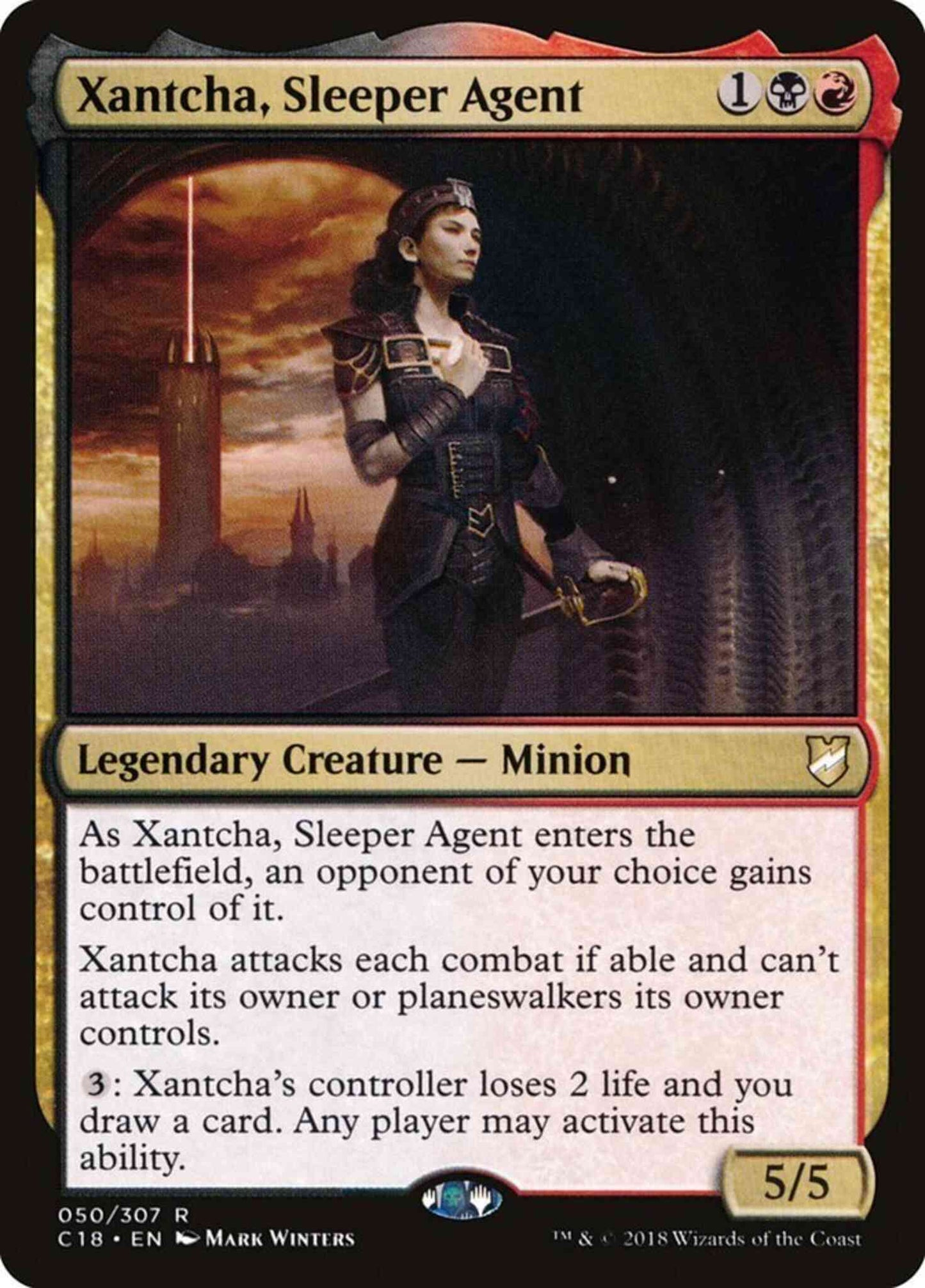 Xantcha, Sleeper Agent [50] [Commander 2018] [Non-Foil]