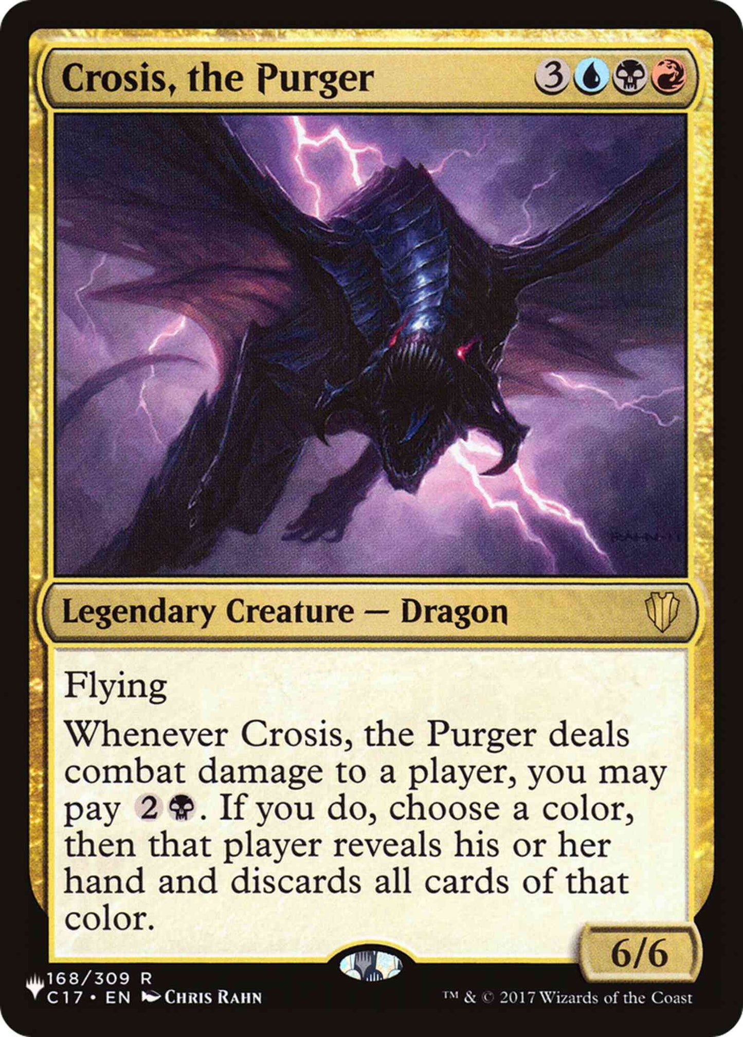 Crosis, the Purger [C17-168] [The List] [Non-Foil]