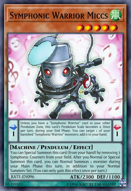 Symphonic Warrior Miccs - RATE-EN096 - Common - 1st Edition
