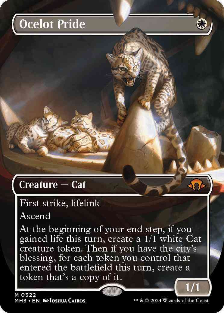 Ocelot Pride [322] [Borderless] [Modern Horizons 3] [Foil]