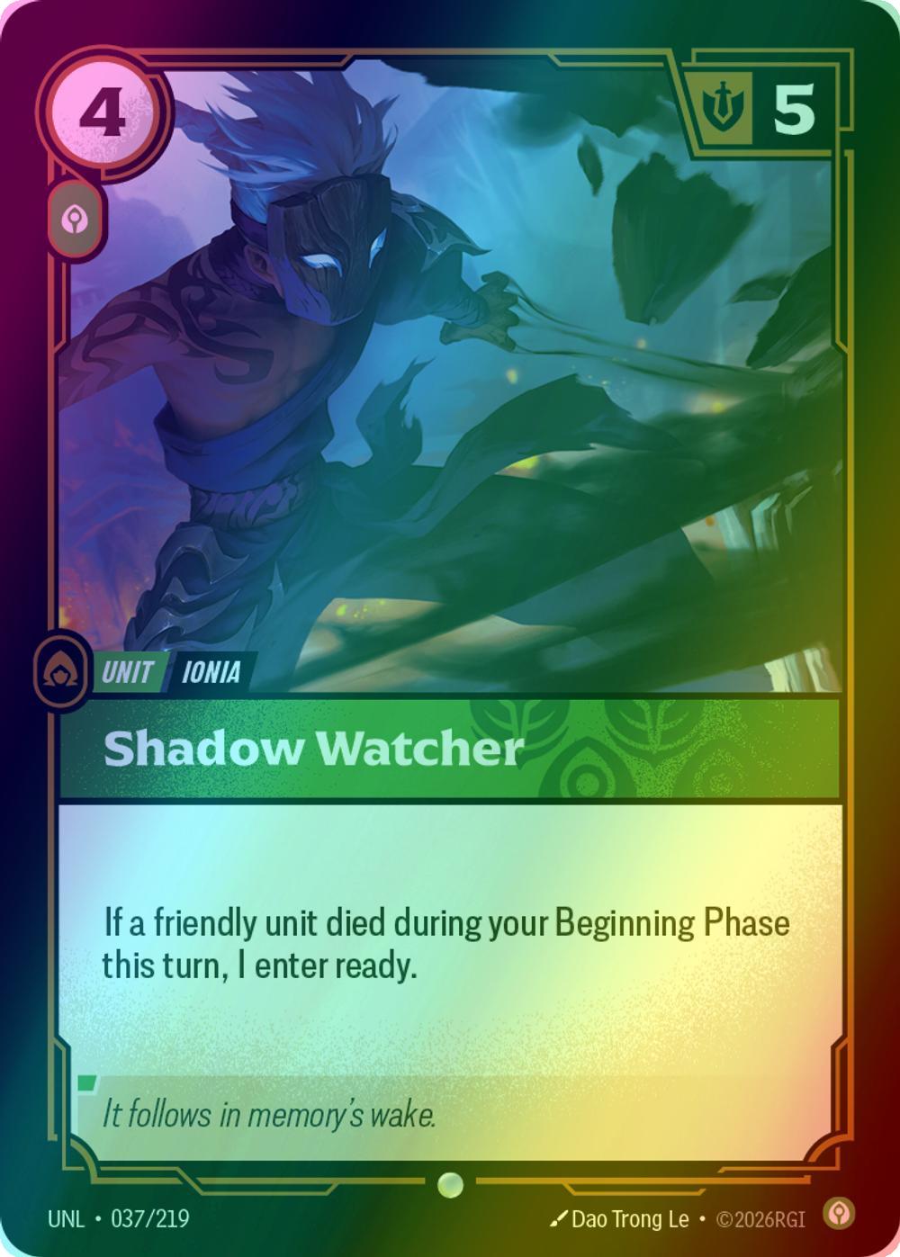 Shadow Watcher - 037/219 [Unleashed] [Foil]
