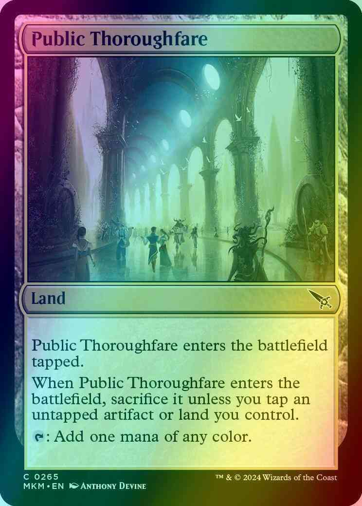 Public Thoroughfare [265] [Murders at Karlov Manor] [Foil]