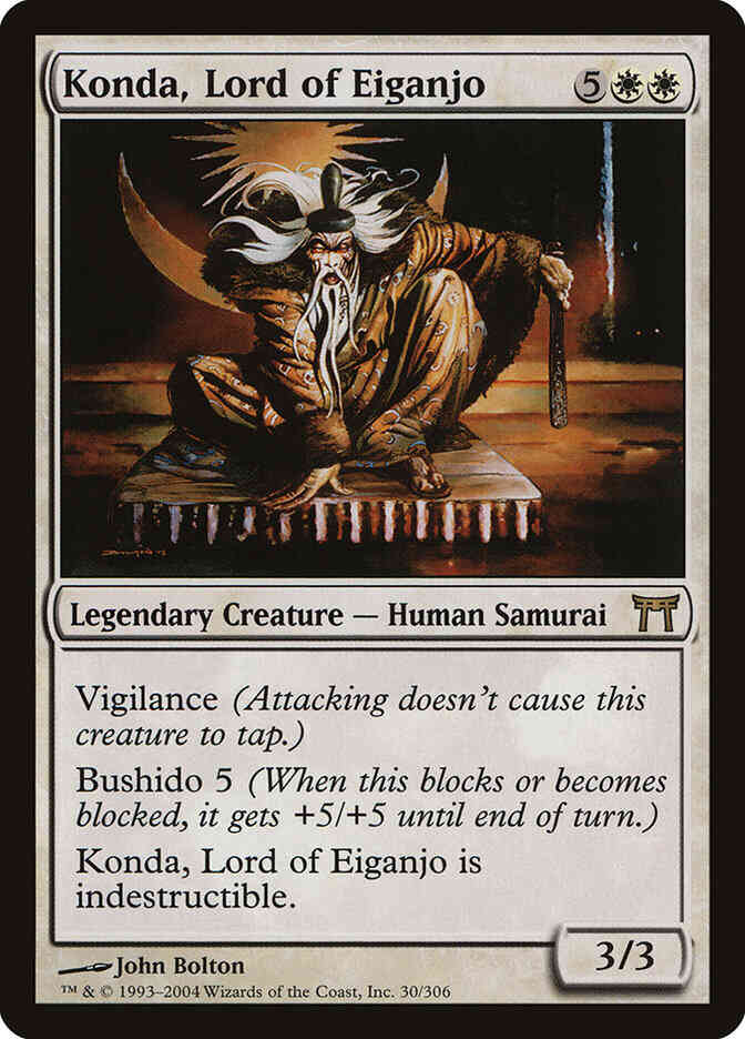 Konda, Lord of Eiganjo [30] [Champions of Kamigawa] [Non-Foil]