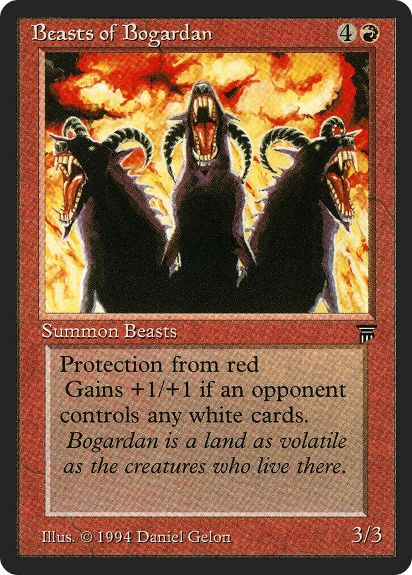 Beasts of Bogardan [133] [Legends] [Non-Foil]
