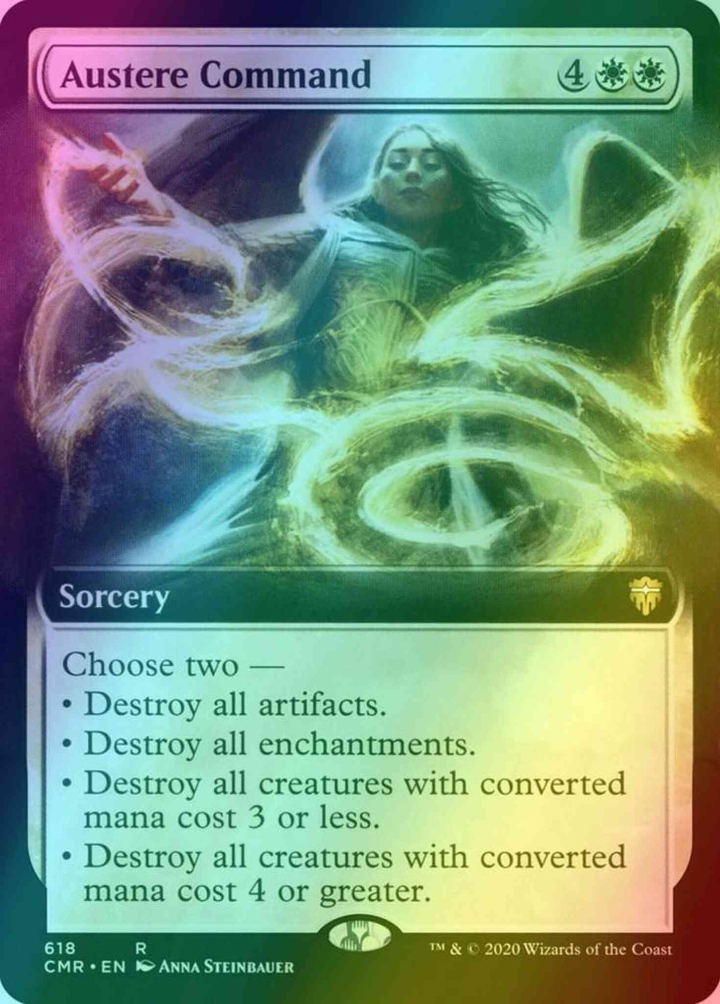 Austere Command [618] [Extended Art] [Commander Legends] [Foil]
