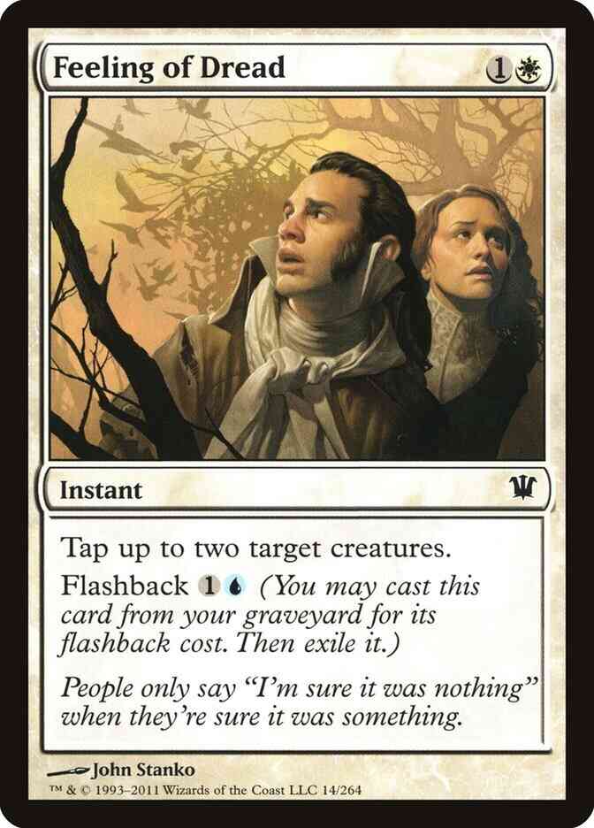 Feeling of Dread [14] [Innistrad] [Non-Foil]