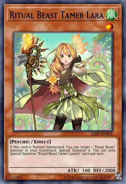 Ritual Beast Tamer Lara - THSF-EN022 - Secret Rare - Unlimited