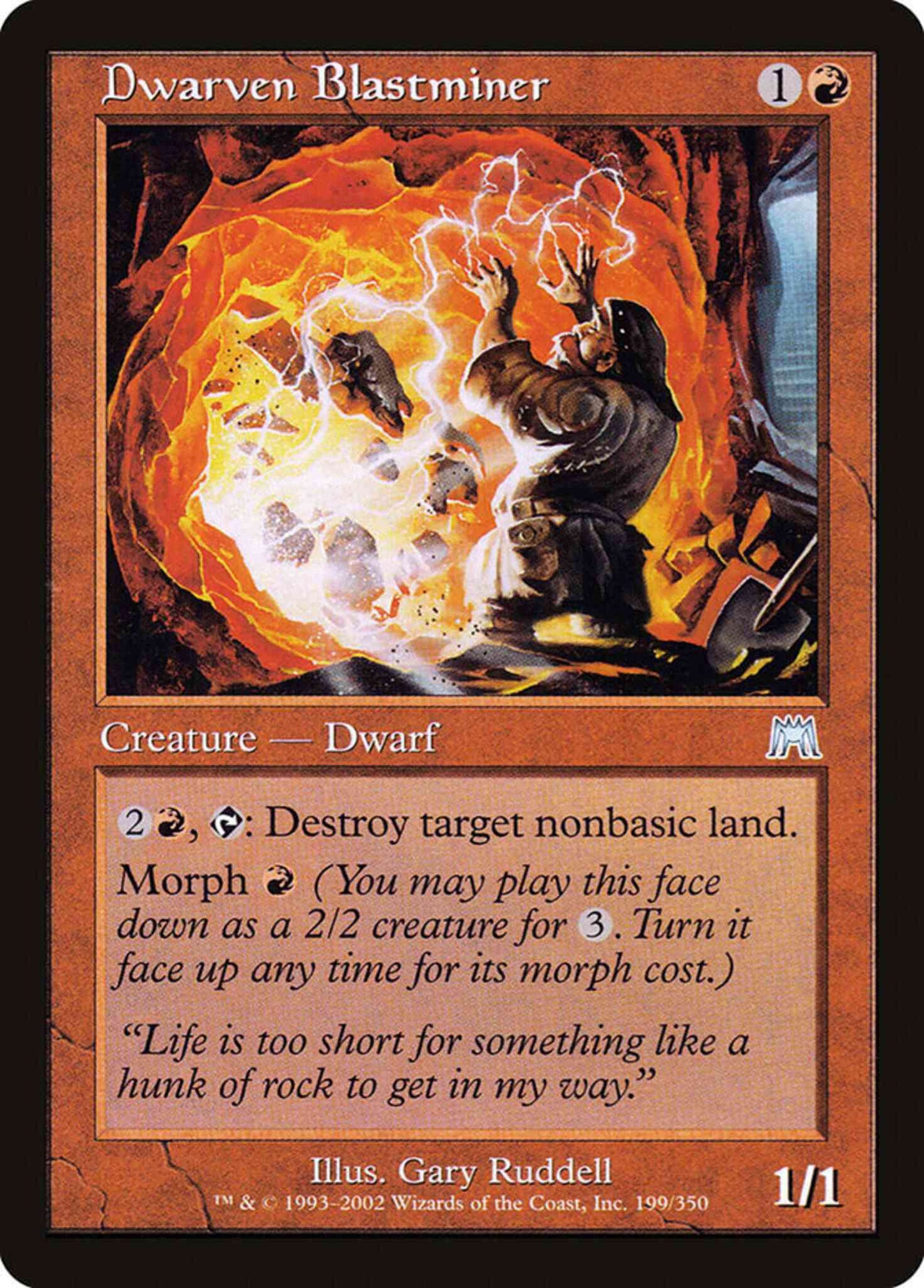 Dwarven Blastminer [199] [Onslaught] [Non-Foil]