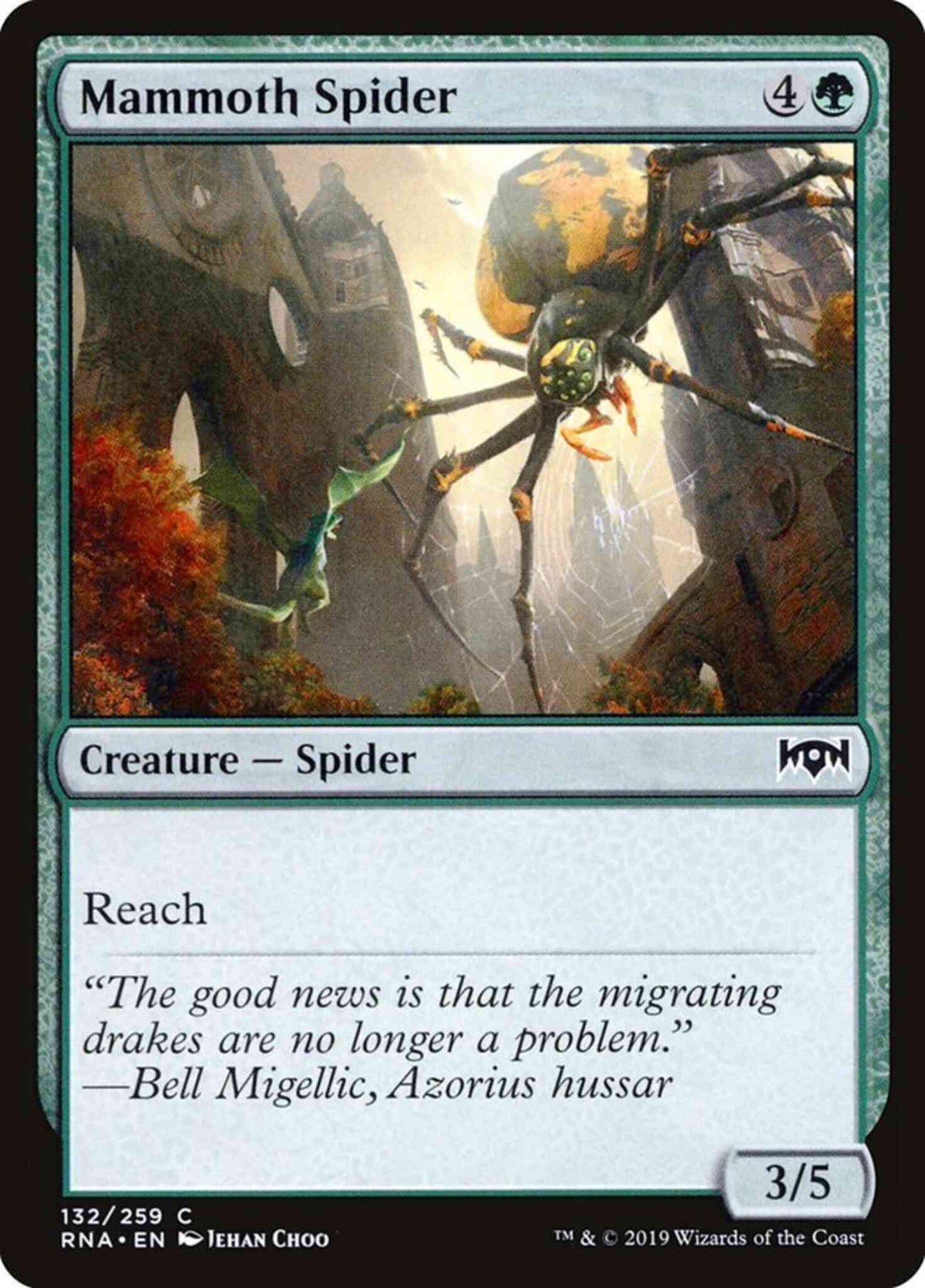 Mammoth Spider [132] [Ravnica Allegiance] [Non-Foil]