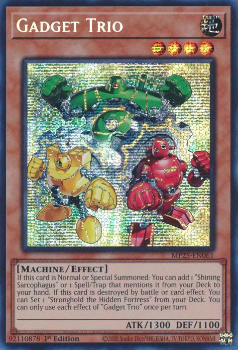 Gadget Trio - MP25-EN061 - Prismatic Secret Rare - 1st Edition