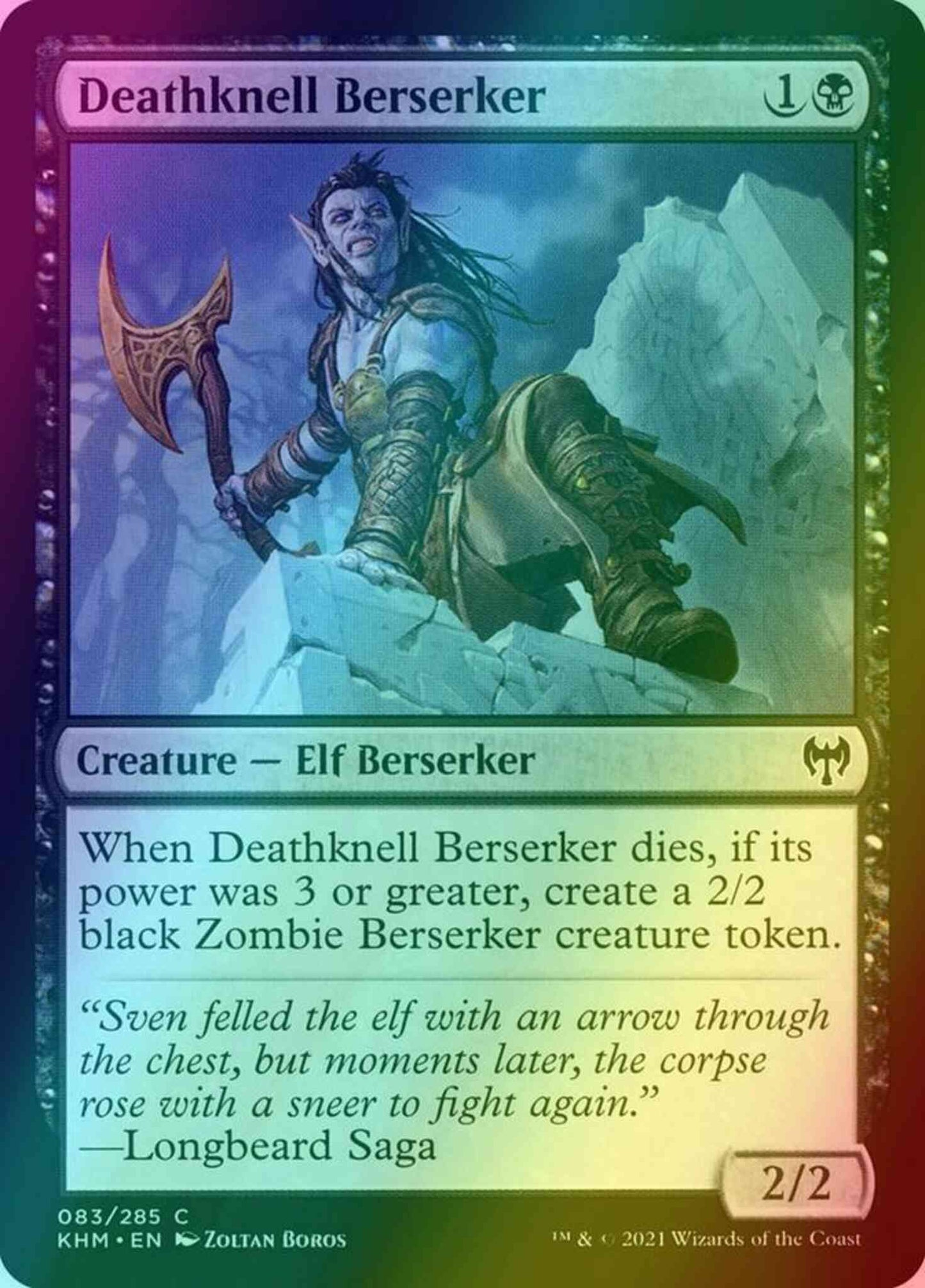 Deathknell Berserker [83] [Kaldheim] [Foil]