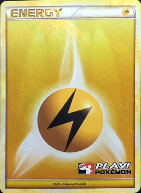 Lightning Energy - Promotional - 2010 Crosshatch Holo Play! Pokemon Promo [Reverse Holo]