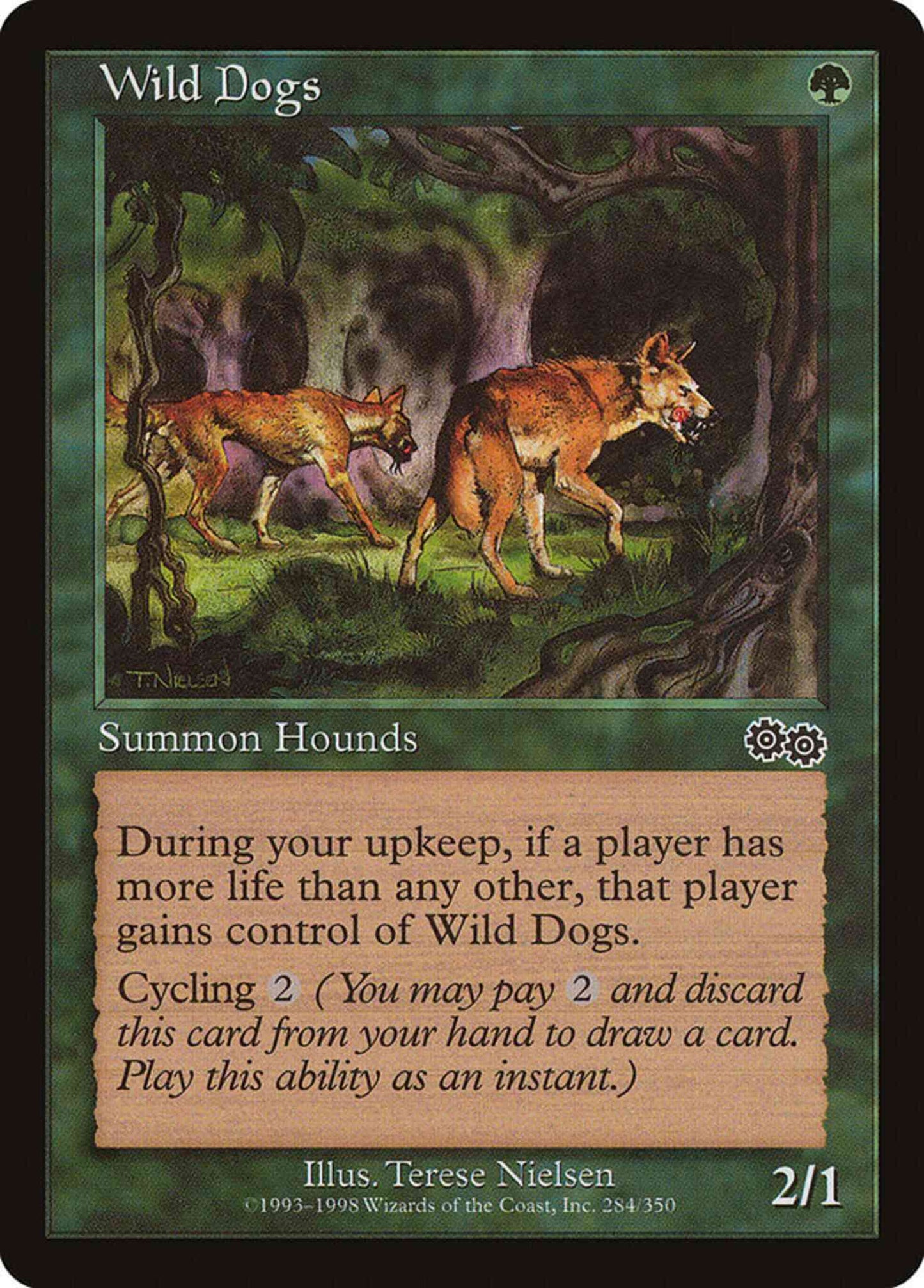 Wild Dogs [284] [Urza's Saga] [Non-Foil]