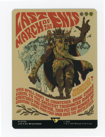 Last March of the Ents — Borderless|Poster|Foil — ID 18786