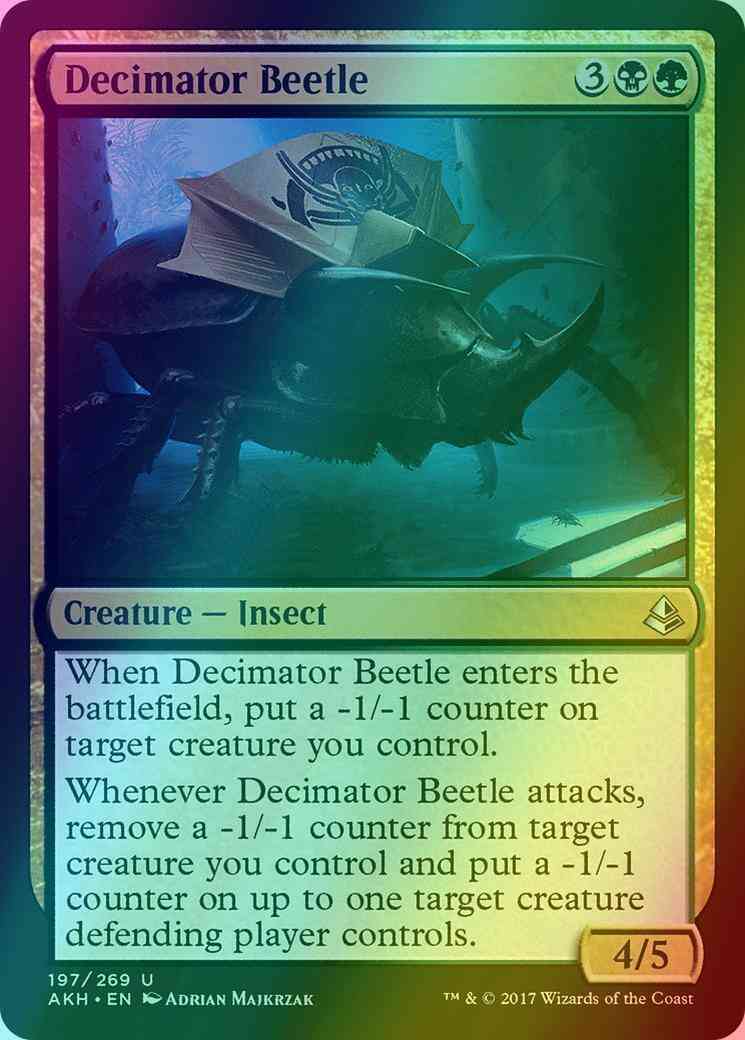 Decimator Beetle [197] [Amonkhet] [Foil]
