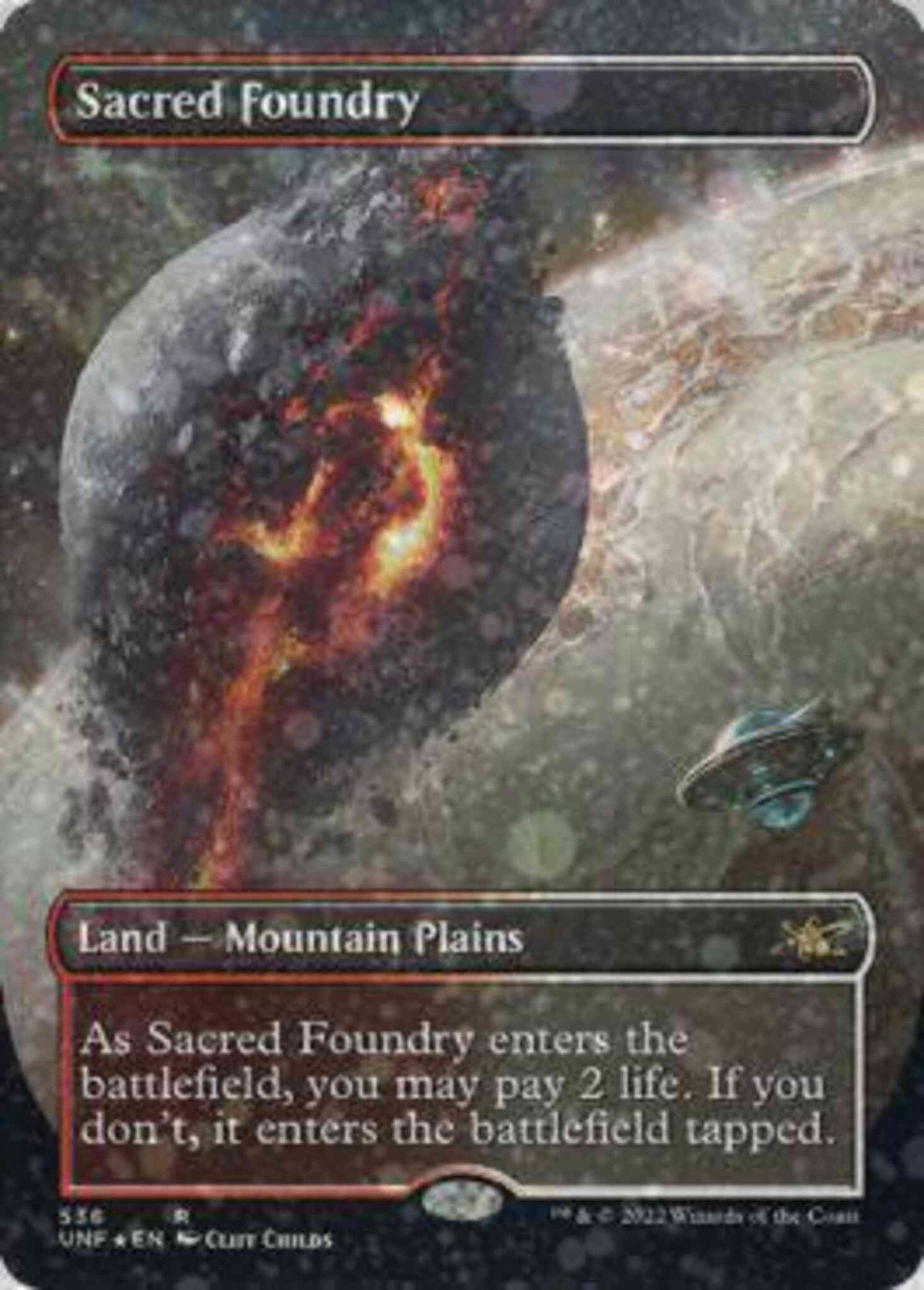 Sacred Foundry [536] [Borderless] [Unfinity] [Galaxy Foil]