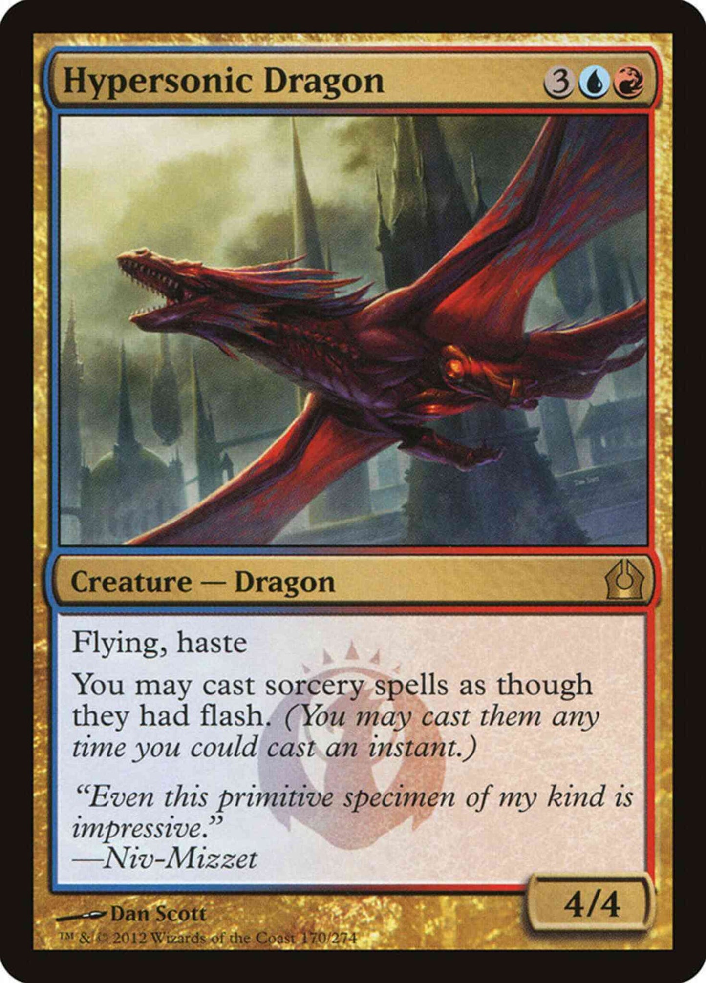 Hypersonic Dragon [170] [Return To Ravnica] [Non-Foil]