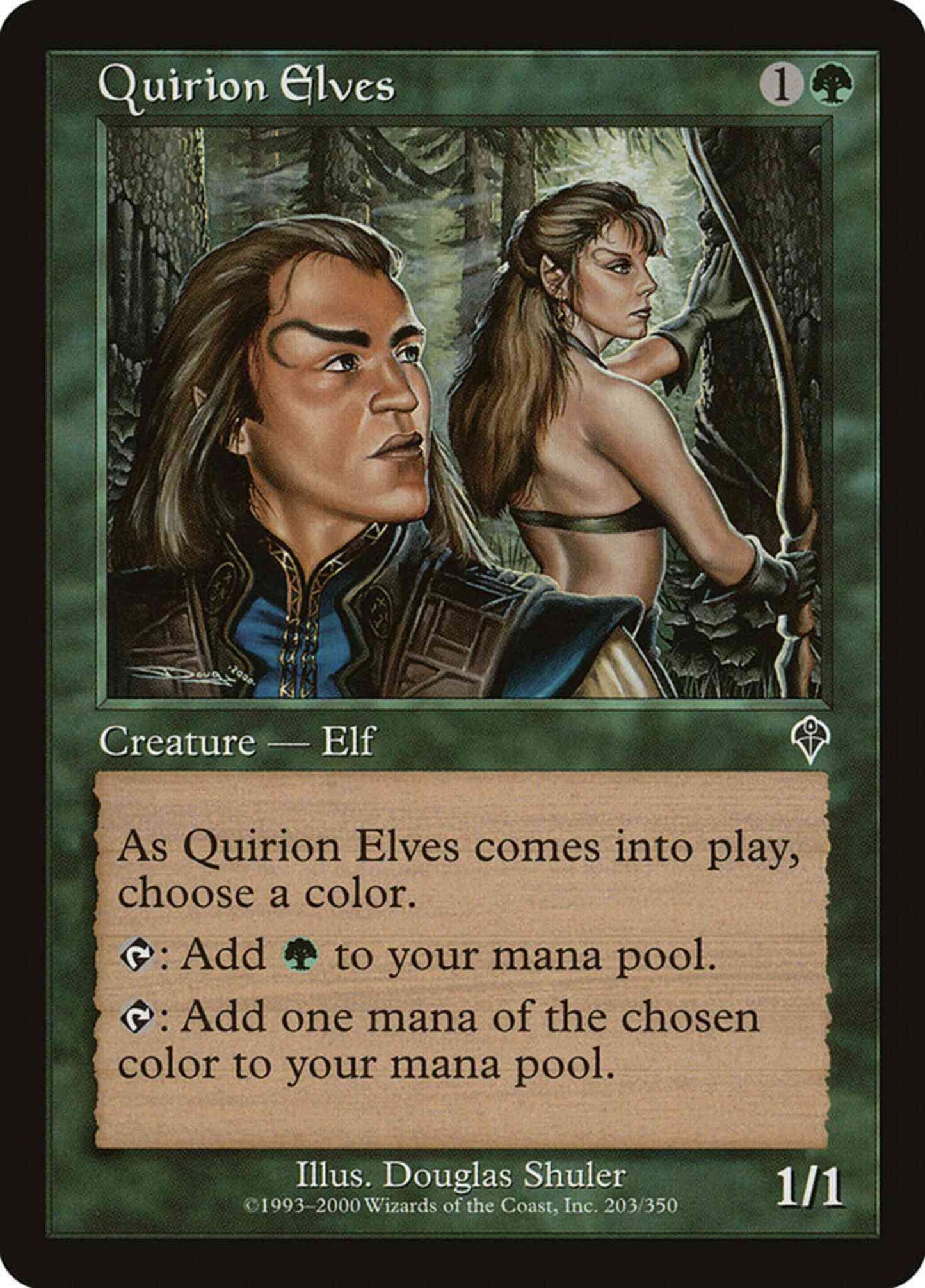 Quirion Elves [203] [Invasion] [Non-Foil]