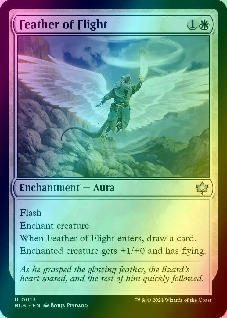 Feather of Flight [13] [Bloomburrow] [Foil]
