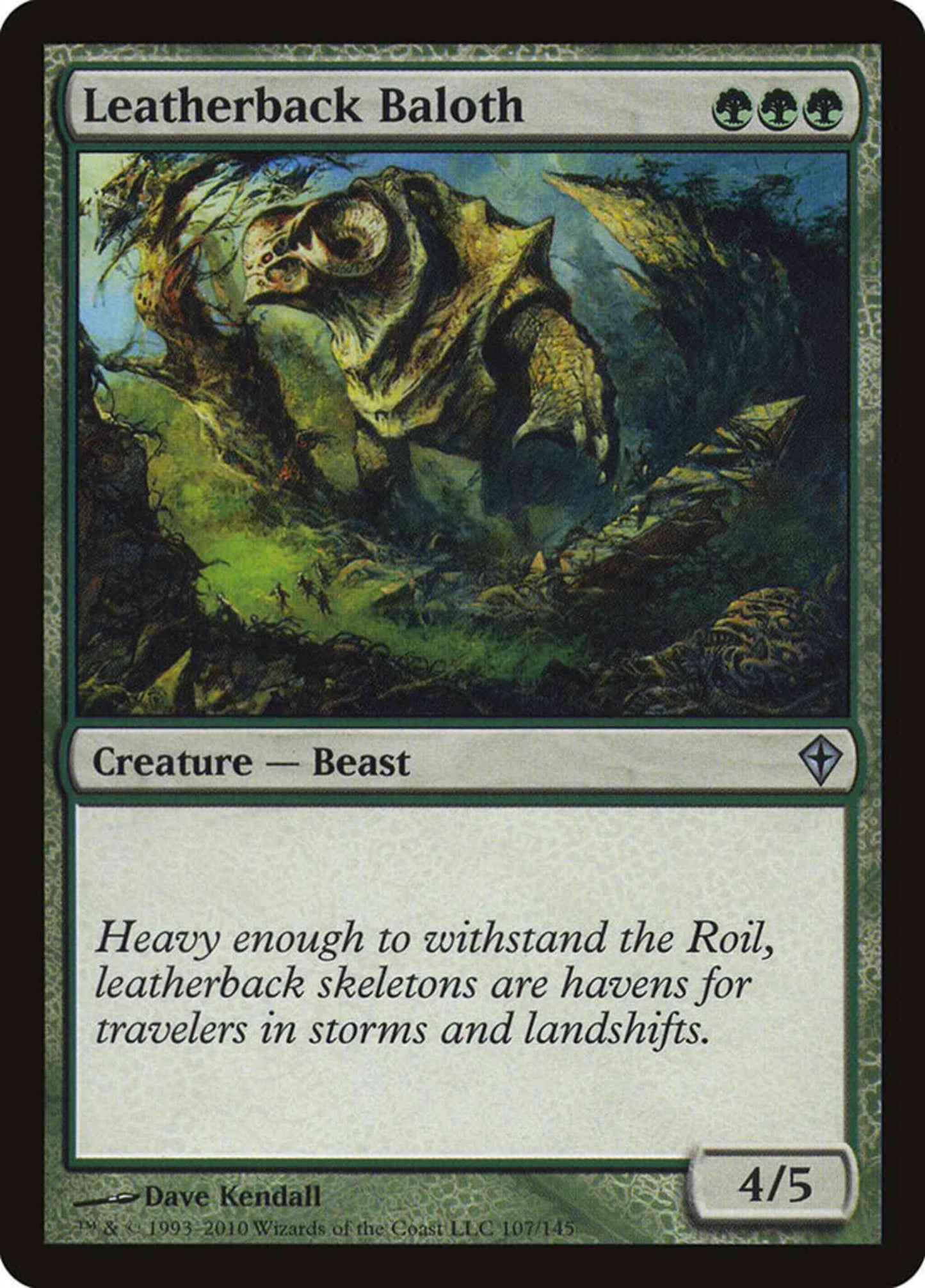 Leatherback Baloth [107] [Worldwake] [Non-Foil]