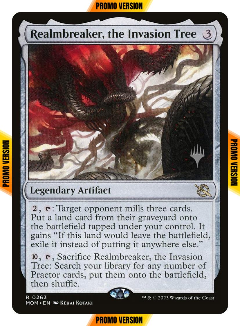 Realmbreaker, the Invasion Tree [263p] [Promo Pack] [March of the Machine: Promos] [Non-Foil]