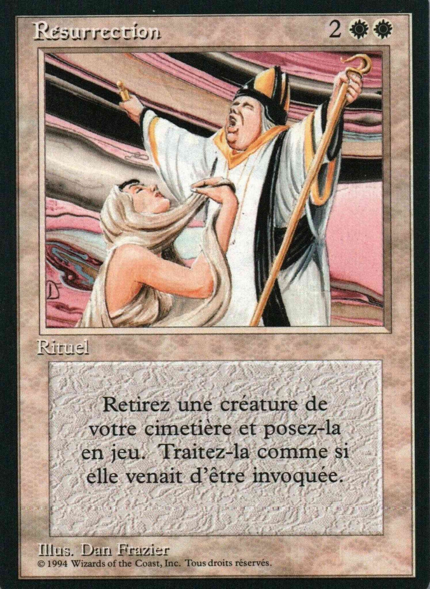 Resurrection - French [34] [Foreign Black Border: French] [Non-Foil]