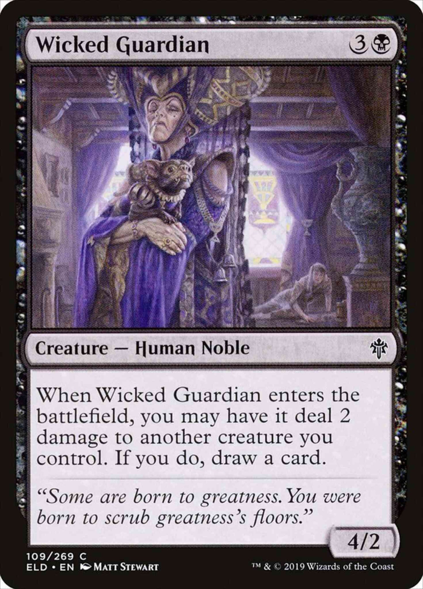Wicked Guardian [109] [Throne of Eldraine] [Non-Foil]