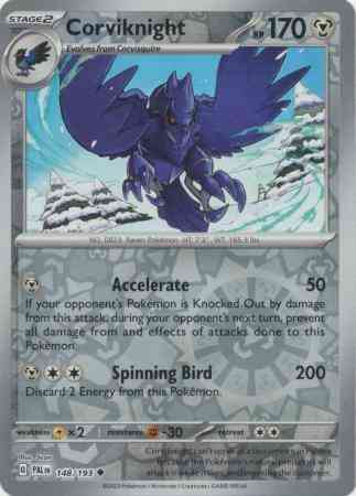 Corviknight - 148/193 - Uncommon [sv02-148] [Reverse Holo]