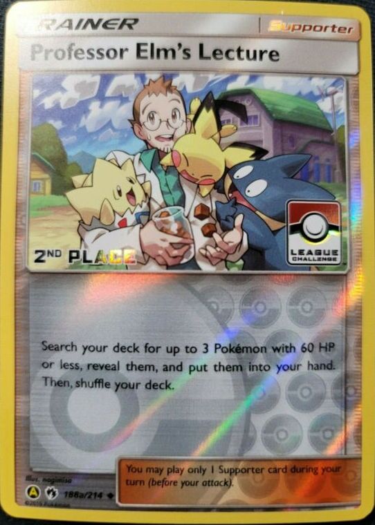 Professor Elm's Lecture - 188a/214 - 2nd Place League Promo [Reverse Holo]