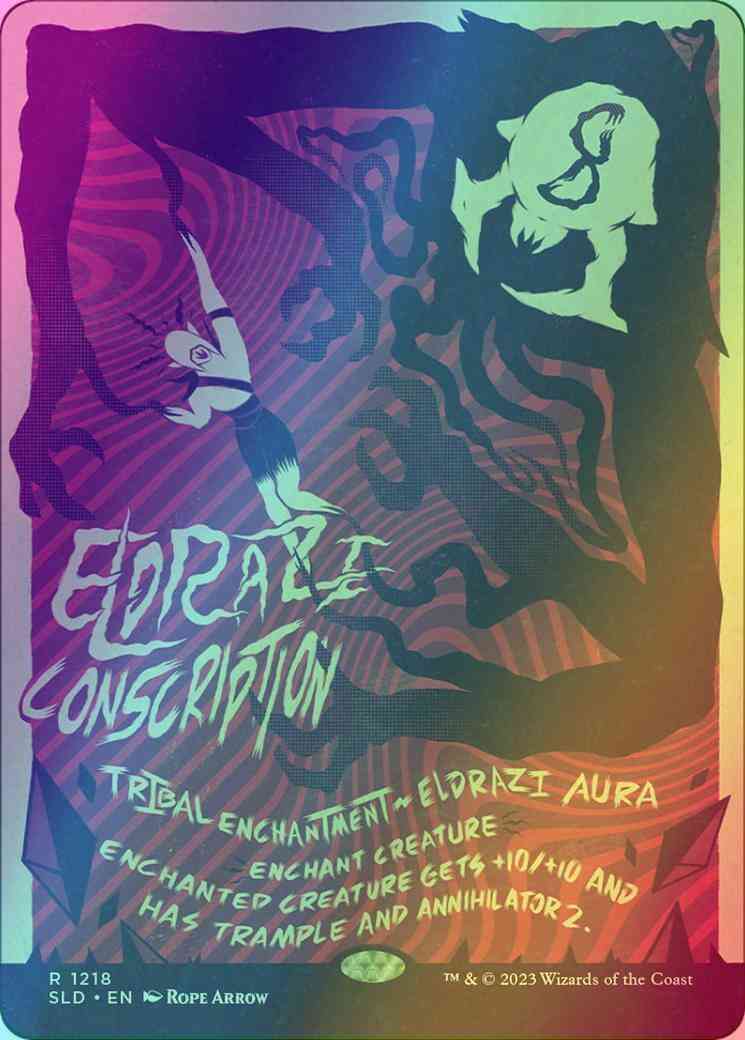 Eldrazi Conscription [1218] [Full Art] [Draw Your Hand] [Secret Lair Drop] [Foil]