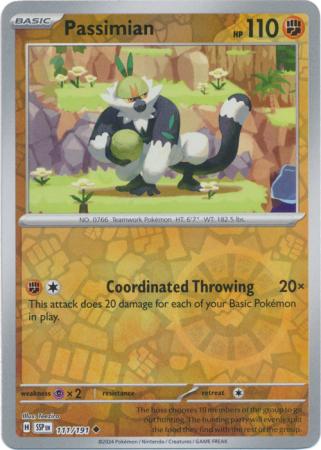 Passimian - 111/191 - Uncommon [sv08-111] [Reverse Holo]
