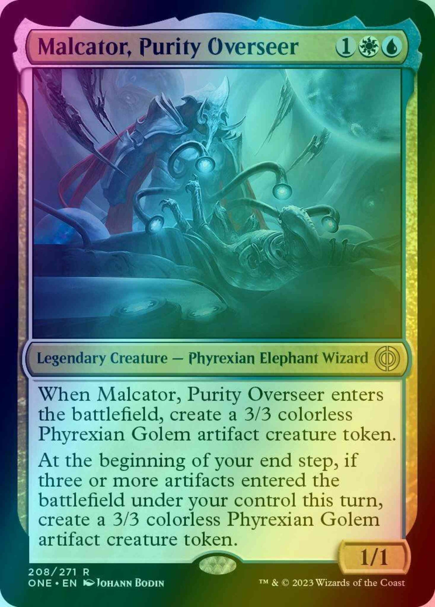 Malcator, Purity Overseer [208] [Phyrexia: All Will Be One] [Foil]