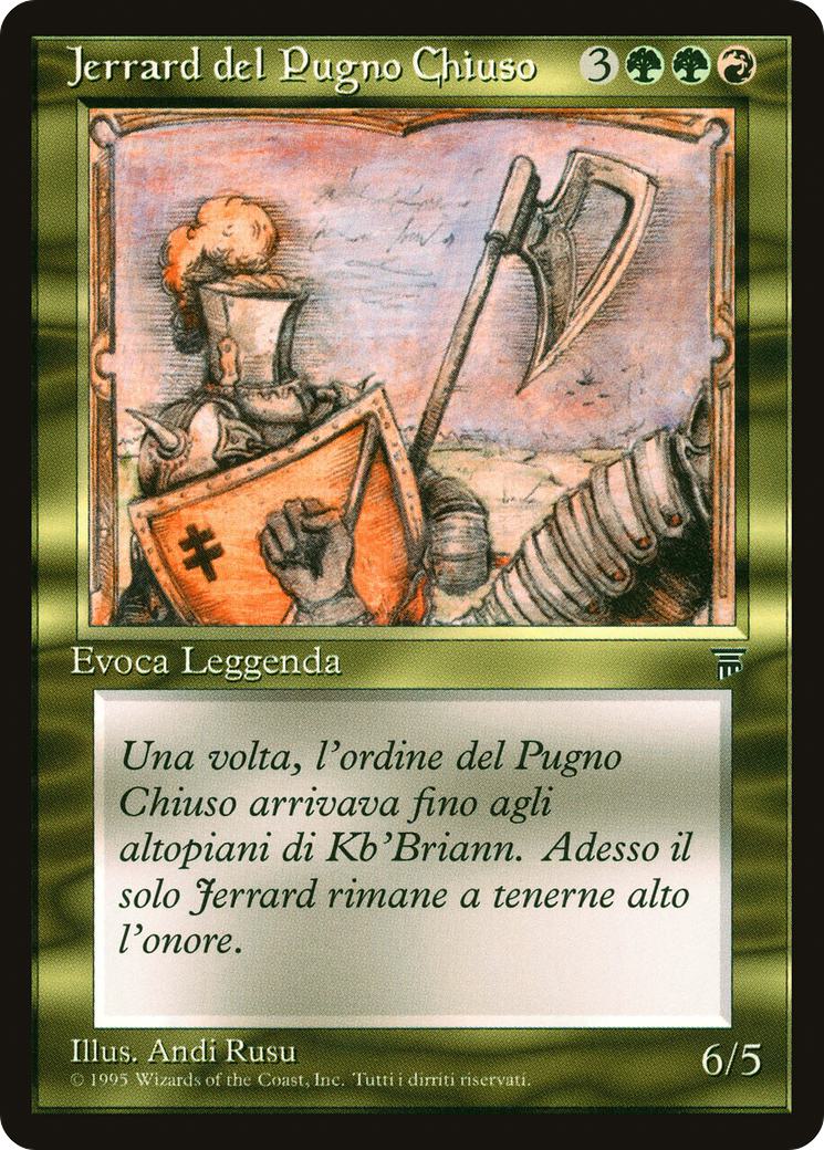 Jerrard of the Closed Fist - Italian [235] [Legends: Italian] [Non-Foil]