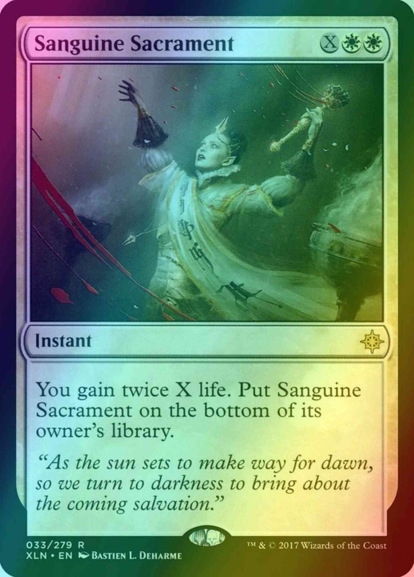 Sanguine Sacrament [33] [Ixalan] [Foil]
