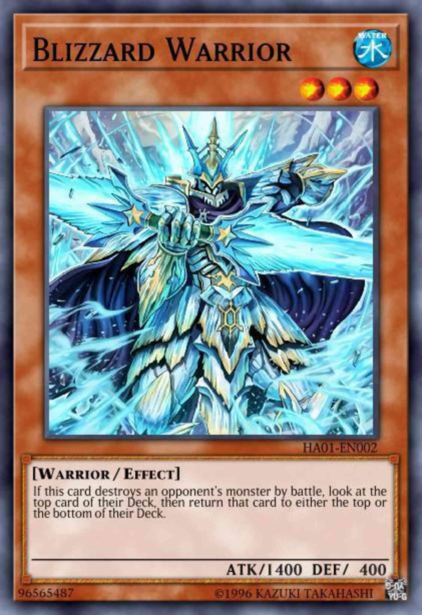 Blizzard Warrior - DT01-EN011 - Duel Terminal Normal Parallel Rare - Duel Terminal